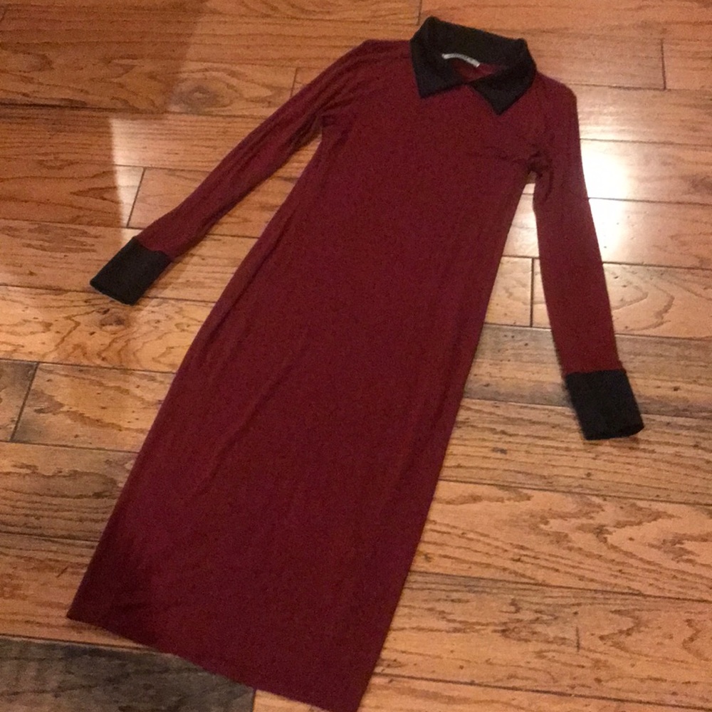 Ruby Red Working Women Long Dress
